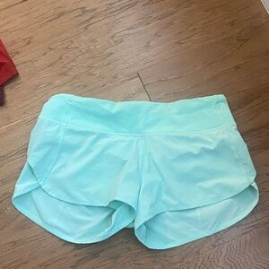 Lululemon Athletica Light Blue Athletic Shorts